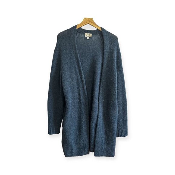 ACNE STUDIOS Raya Short Mohair Cardigan Size XS blue‎ Petro